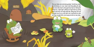 Ếch con chán nản dưới đáy giếng khô