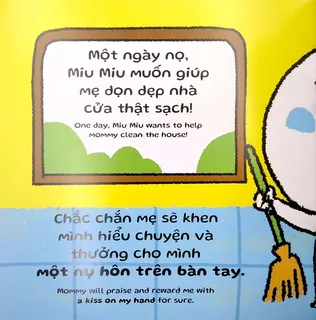 Miu Miu giúp mẹ dọn dẹp nhà cửa