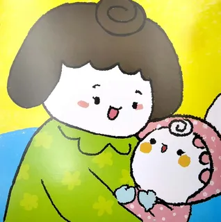 Mẹ ôm bé yêu trong vòng tay