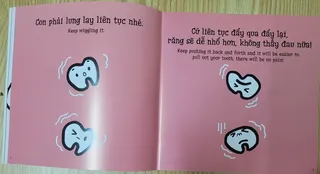 Bài học lắc răng sữa để nhổ dễ dàng