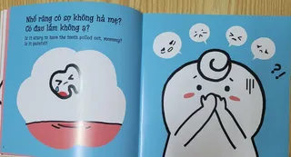 Bé lo lắng khi nhổ răng sữa