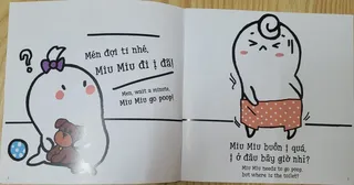 Miu Miu cần đi vệ sinh, tìm nhà toilet