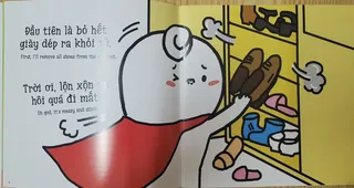 Miu Miu dọn giày lộn xộn và hôi