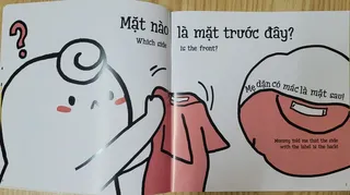 Bài học nhận biết mặt trước mặt sau áo
