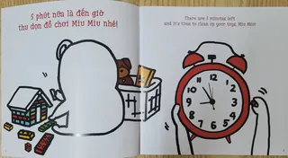 Miu Miu dọn đồ chơi khi hết giờ