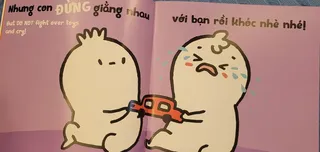 Bài học không tranh giành đồ chơi với bạn
