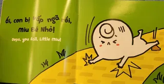 Miu Bé Nhỏ bị vấp ngã đáng yêu