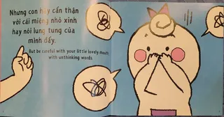 Bài học cẩn thận lời nói miệng nhỏ xinh