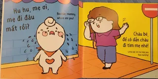 Bé lạc mẹ và người lớn tốt bụng giúp đỡ