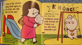 Bé từ chối không theo người lạ