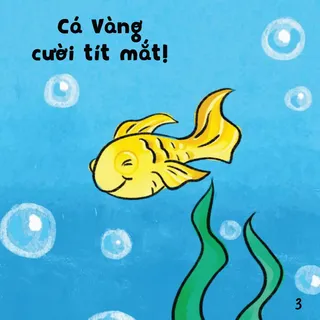 Cá Vàng cười tít mắt dưới nước