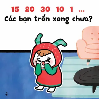 Bé đếm ngược chơi trốn tìm cùng bạn