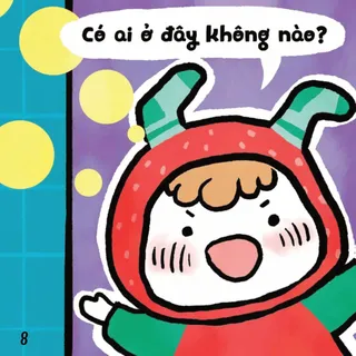 Nhân vật dễ thương hỏi có ai ở đây