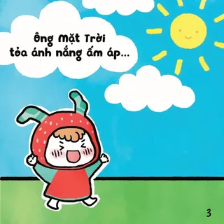 Ông Mặt Trời tỏa ánh nắng ấm áp
