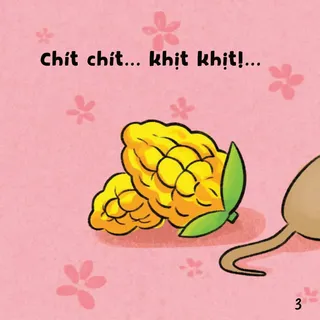 Chú chuột gặm bắp ngô vàng