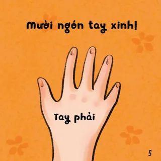 Tay phải - Mười ngón tay xinh