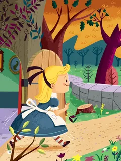 Alice chạy vào khu rừng diệu kỳ