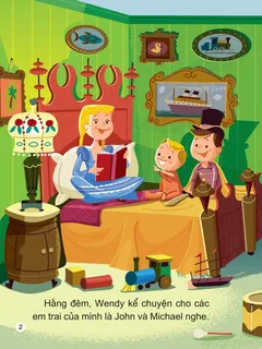 Wendy kể chuyện cho John và Michael