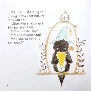 Yesia soi gương hỏi về vẻ đẹp đôi mắt