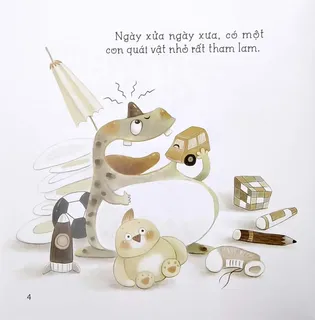Con quái vật tham lam cướp đồ chơi