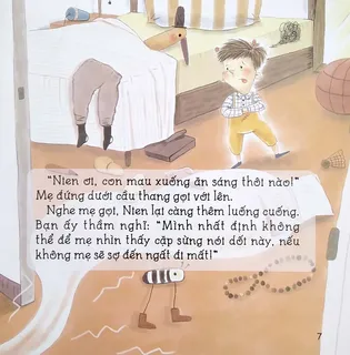 Nien luống cuống giấu cặp sừng nói dối
