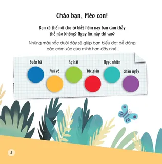 Bảng màu sắc biểu đạt cảm xúc cho trẻ
