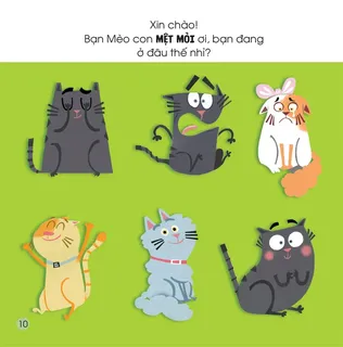 Nhận biết cảm xúc mệt mỏi qua hình mèo