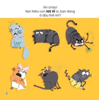 Các chú mèo với cảm xúc tiêu cực
