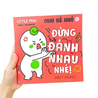 Bìa sách Đừng Đánh Nhau Nhé song ngữ