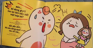 Miu la hét khi búp bê bị bôi bẩn
