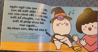 Miu bé nhỏ giỏi ngôn ngữ và lễ phép