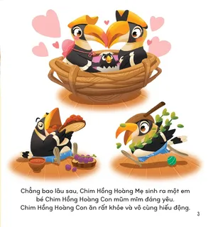 Chim Hồng Hoàng Con chào đời đáng yêu hiếu động