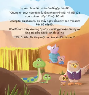 Cáo Bố xin lỗi vì lời nói dối của con