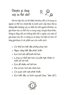 Những thay đổi cơ thể khi dậy thì