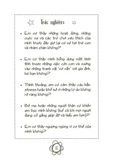 Trắc nghiệm dấu hiệu tuổi dậy thì