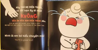 Bài học không vừa ăn vừa xem điện thoại