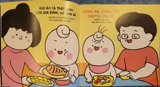 Bữa cơm gia đình vui vẻ bên nhau