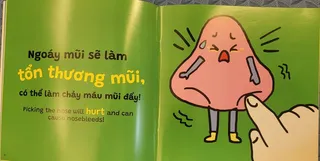 Bài học ngoáy mũi gây đau và chảy máu