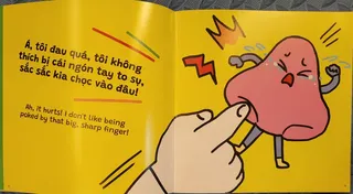 Bài học đừng ngoáy mũi gây đau