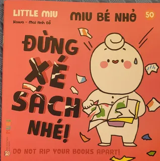 Sách Ehon Miu Bé Nhỏ Tập 50 - Đừng Xé Sách Nhé!