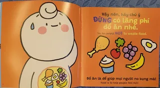 Bài học đừng lãng phí đồ ăn