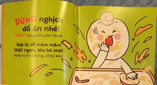 Bài học không nghịch đổ đồ ăn
