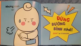 Bài học đừng bướng bỉnh cho bé