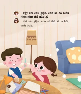 Biểu hiện khi trẻ cáu giận la hét