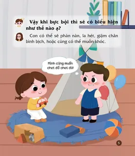 Biểu hiện khi bực bội ở trẻ em