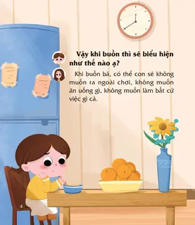 Biểu hiện của cảm xúc buồn bã ở trẻ