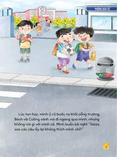 Cảnh bị cô lập khi tan học
