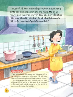 Mẹ an ủi con khi bị cô lập