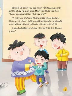 Cảnh bị bắt nạt và đẩy ngã ở trường