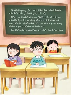 Cảnh trốn thoát khỏi kẻ bắt nạt trong lớp